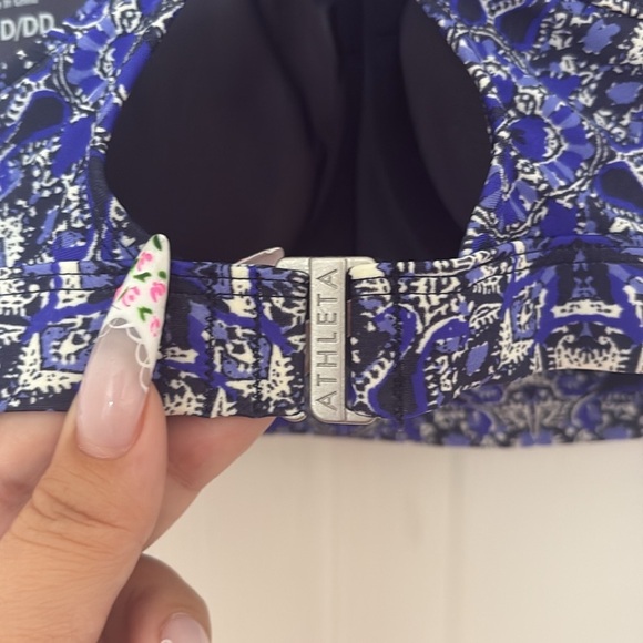 Athleta Blue Baja Paisley Swimsuit Set - Picture 7 of 14